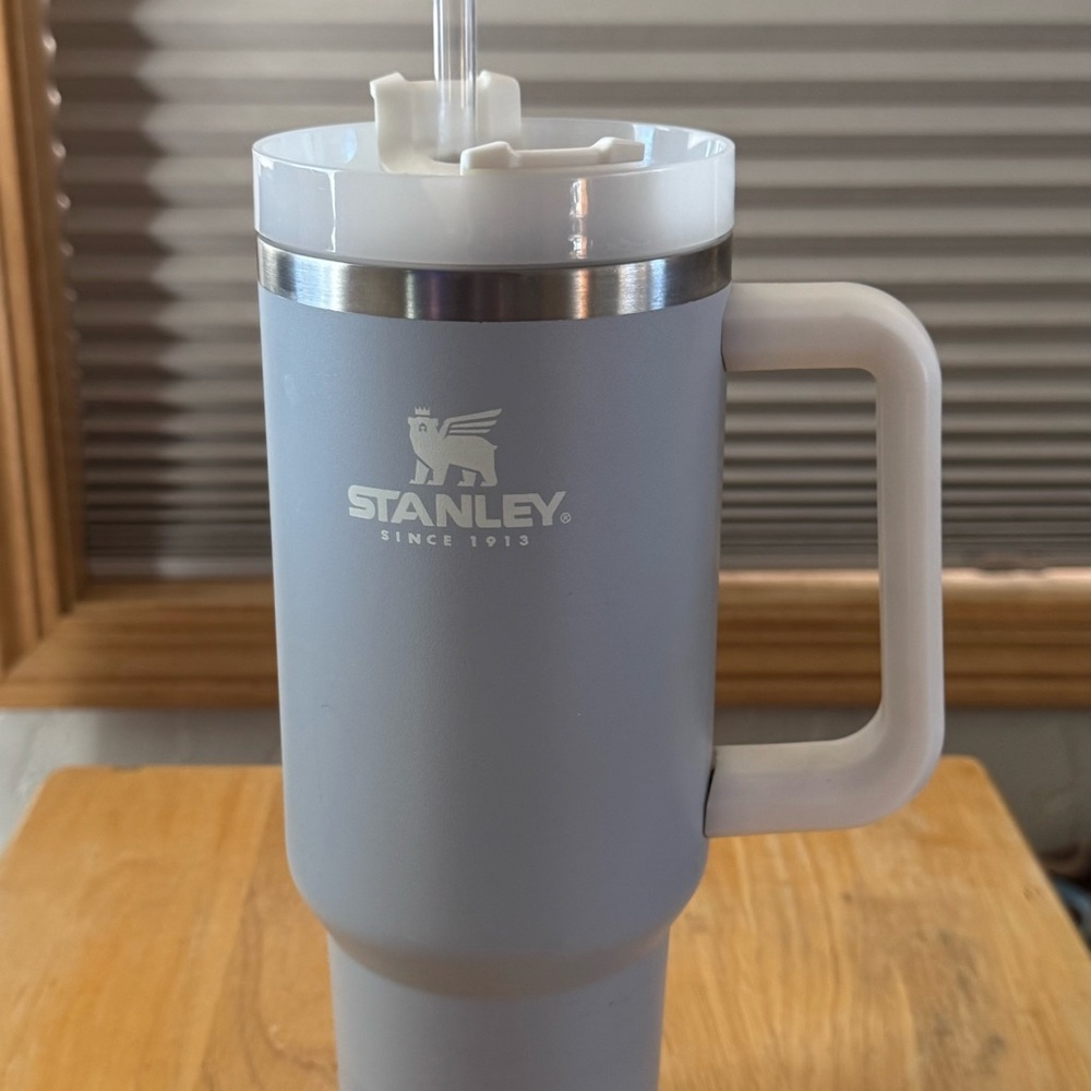 Stanley Lavender Travel Mug with White Handle